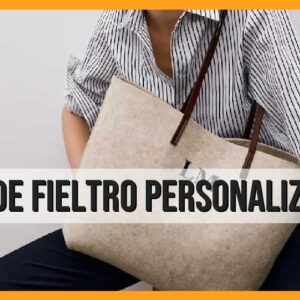 Bolso de fieltro personalizado
