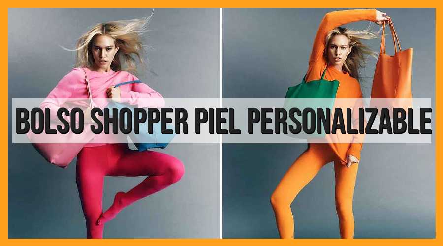 Bolso shopper, piel personalizable