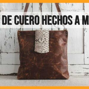 Bolsos de cuero, hechos a mano