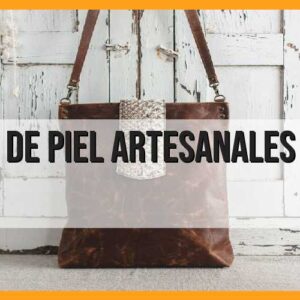Bolsos de piel artesanales, hechos a mano