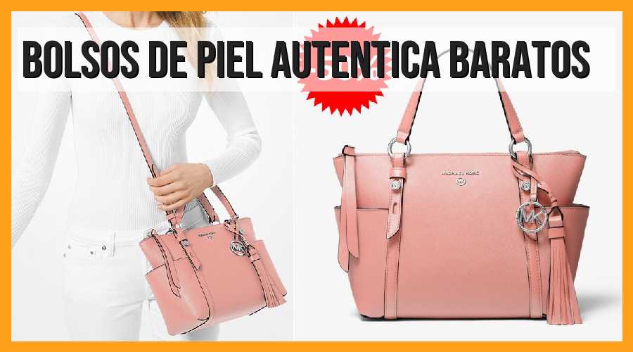 Bolsos de piel auténtica, baratos