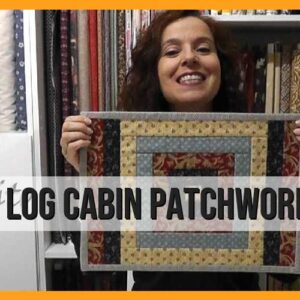 Bolsos, log cabin patchwork