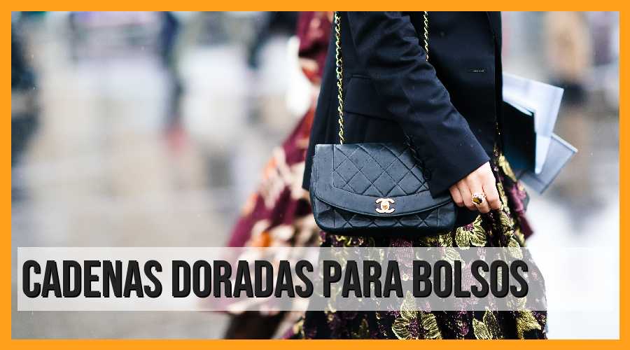 Cadenas doradas, para bolsos