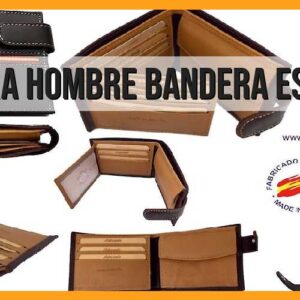 Cartera hombre, bandera España