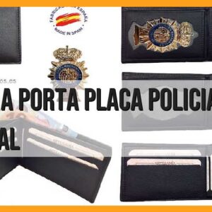 Cartera porta placa, Policía Nacional