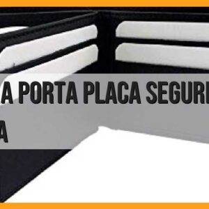 Cartera porta placa, seguridad privada