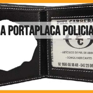 Cartera portaplaca, Policía Nacional
