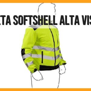 Chaqueta softshell, alta visibilidad