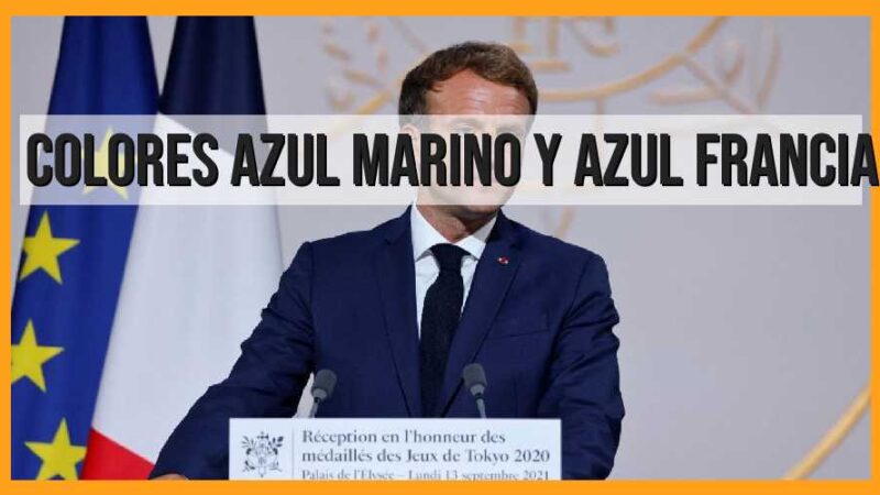 Colores azul marino y azul francia: diferencias y características