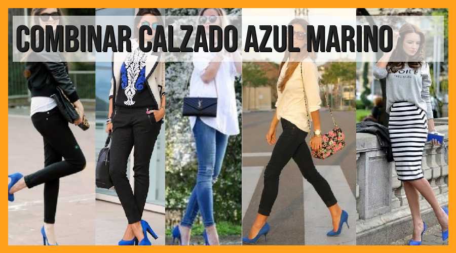 Combinar calzado azul marino: consejos y sugerencias