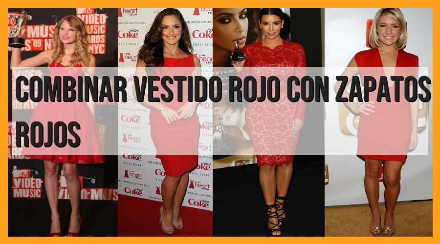 Combinar vestido rojo con zapatos rojos: consejos de moda