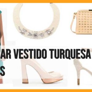 Consejos para combinar vestido turquesa con zapatos