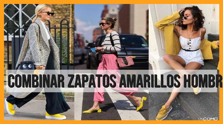 Combinar zapatos amarillos para hombre
