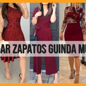 Guía para combinar zapatos guinda de mujer