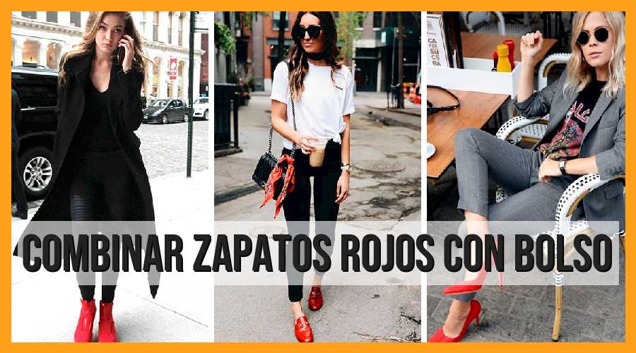 Consejos para combinar zapatos rojos con bolso