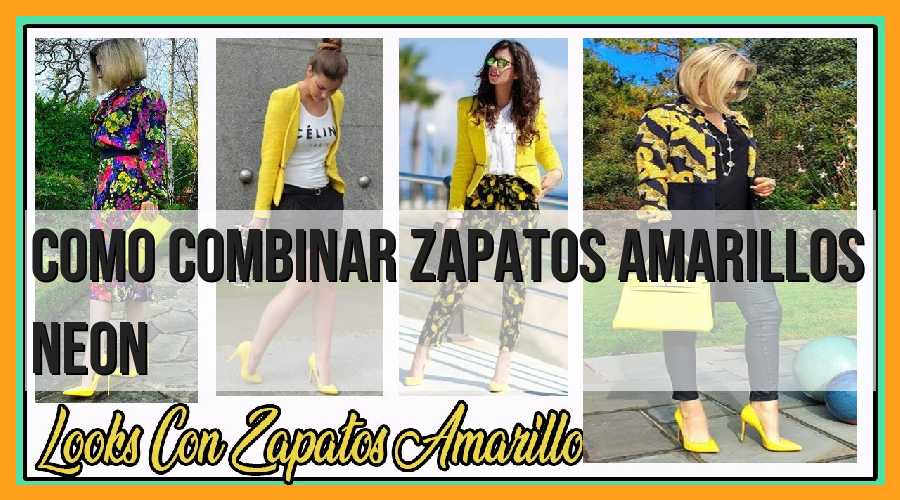 Combina tus zapatos amarillos neon