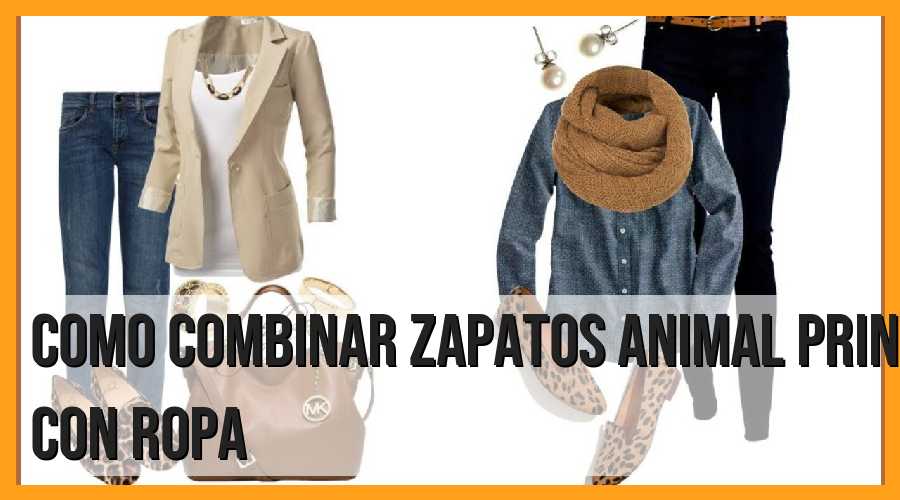 Combina zapatos animal print con estilo