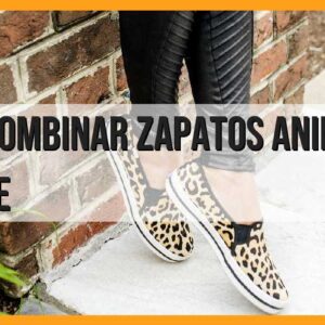 Combina zapatos animal print para hombre