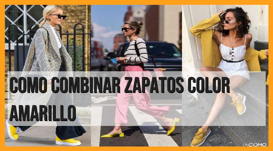 Combina tus zapatos amarillos con estilo