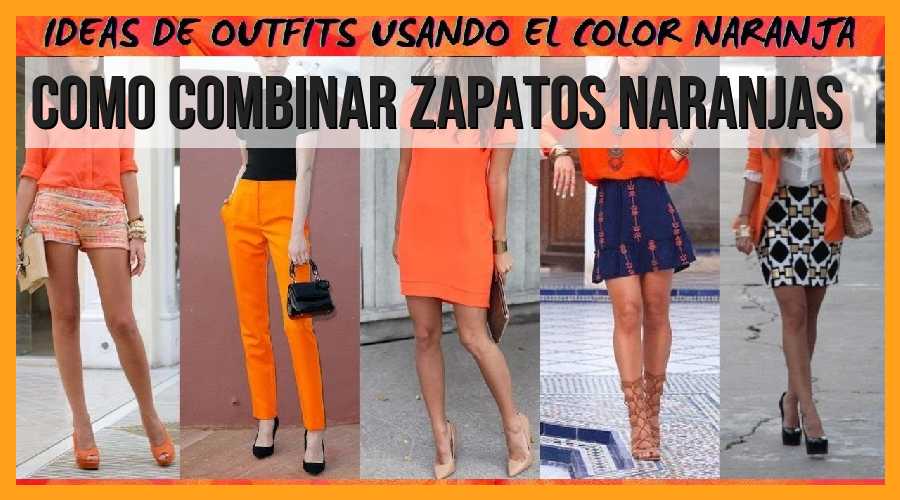 Consejos para combinar zapatos naranjas