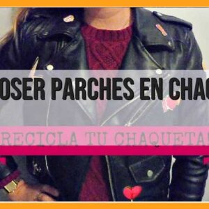 Cómo coser parches en chaqueta de cuero,
