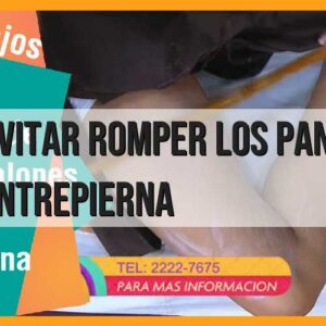 Cómo evitar romper los pantalones de la entrepierna