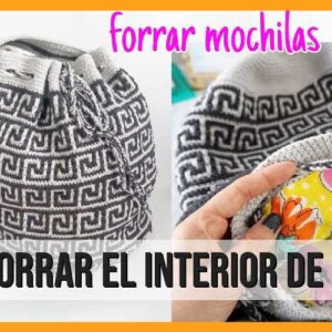 Cómo forrar el interior de un bolso