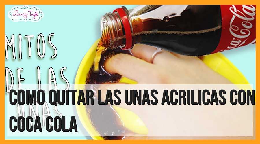 ¿Cómo quitar las uñas acrílicas con Coca Cola?