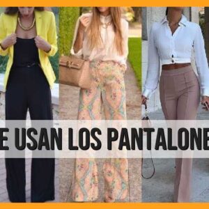 Cómo se usan los pantalones palazos?