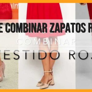 Combinaciones para zapatos rojos de fiesta