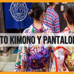 Conjunto kimono y pantalón fiesta
