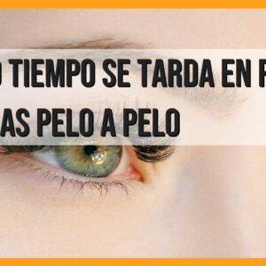 Tiempo de aplicación de pestañas pelo a pelo: ¿Cuánto se tarda?