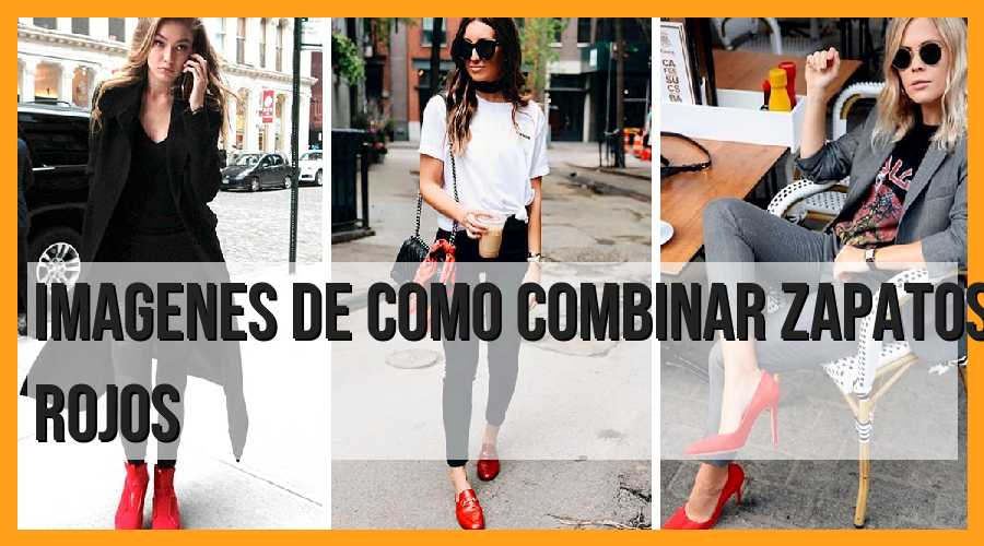Ideas para combinar zapatos rojos