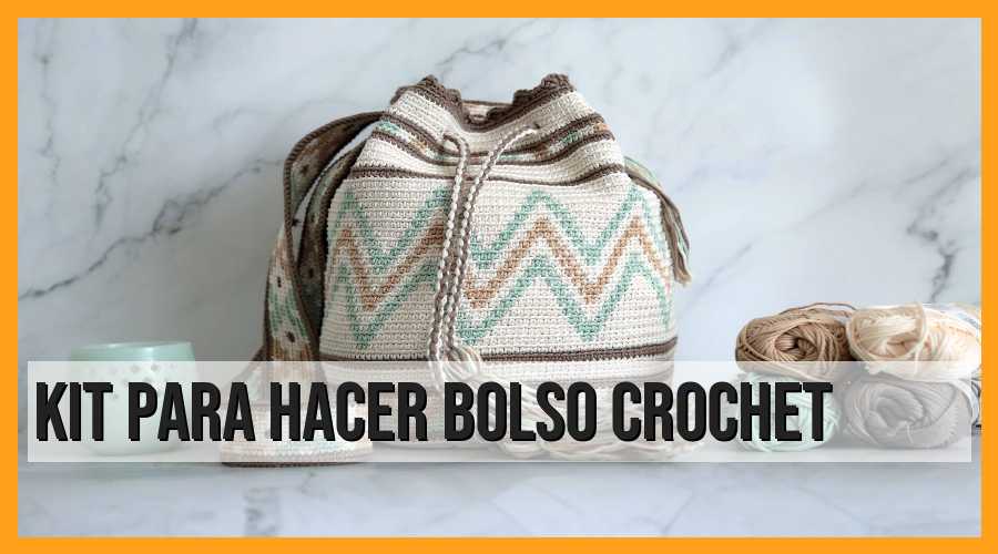 Kit para hacer bolso, crochet