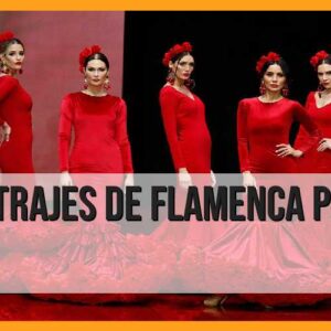 Mujer, trajes de flamenca: pantalón y camisa.