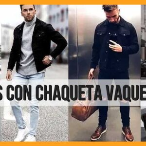 Outfits con chaqueta vaquera, hombre