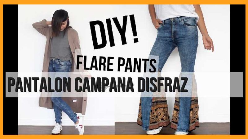 Pantalón campana, disfraz