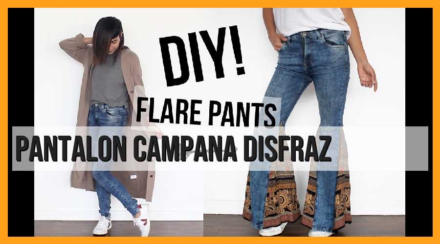 Pantalón campana, disfraz