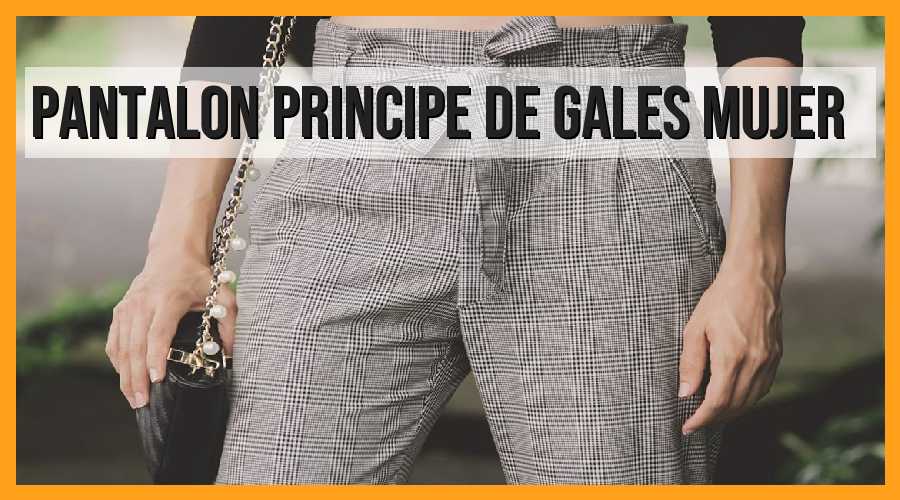 Pantalón Príncipe de Gales, mujer