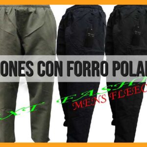 Pantalones con forro polar, hombre