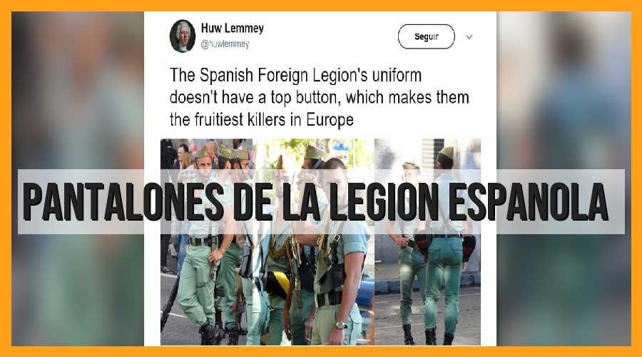 Pantalones de la Legión Española