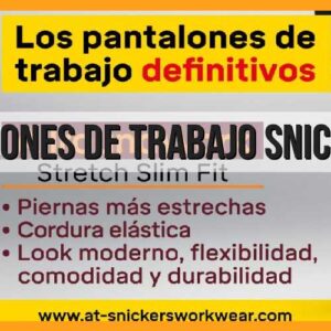 Pantalones de trabajo Snickers: calidad y comodidad garantizada