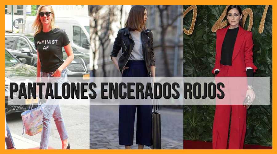 Pantalones encerados rojos: estilo y elegancia en tu guardarropa