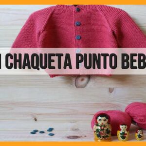Patrón chaqueta punto bebé, 18 meses