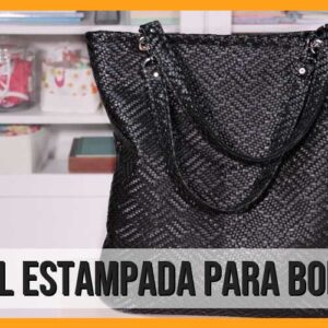 Polipiel estampada, para bolsos