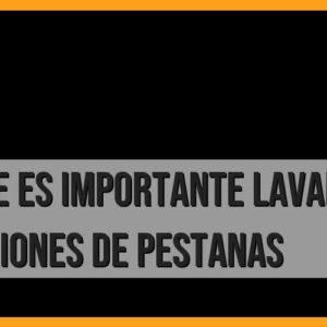 La importancia de lavar las extensiones de pestañas
