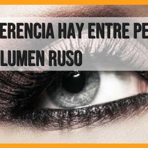 Diferencias entre pestañas 3D y volumen ruso