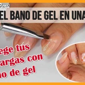 ¿Qué es el baño de gel en uñas?