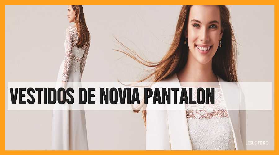 Descubre los elegantes vestidos de novia pantalón