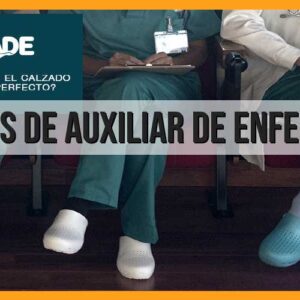 Zapatos para auxiliar de enfermería